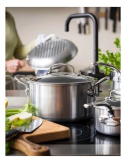 Greenpan Premiere 24cm Stainless Steel Covered Stockpot -Greenpan Shop 794393920 4 3 720x928