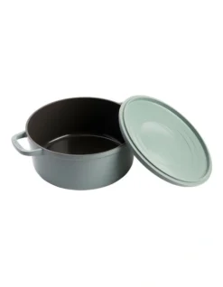 Greenpan Featherweights 28cm/6.6L Casserole Smokey Blue -Greenpan Shop 797810140 3 720x928