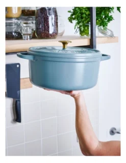 Greenpan Featherweights 28cm/6.6L Casserole Smokey Blue -Greenpan Shop 797810140 4 720x928