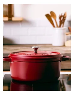 Greenpan Featherweights 28cm/6.6L Casserole With Lid Scarlet Red -Greenpan Shop 866375650 7 720x928