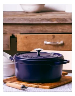 Greenpan Featherweights 28cm/6.6L Casserole With Lid Dark Blue -Greenpan Shop 866375920 4 720x928