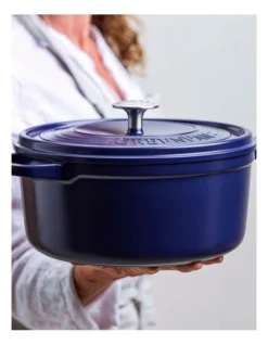 Greenpan Featherweights 28cm/6.6L Casserole With Lid Dark Blue -Greenpan Shop 866375920 6 720x928