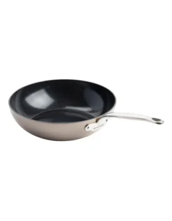 Greenpan Revolution 28cm/3.65L Wok In Champagne