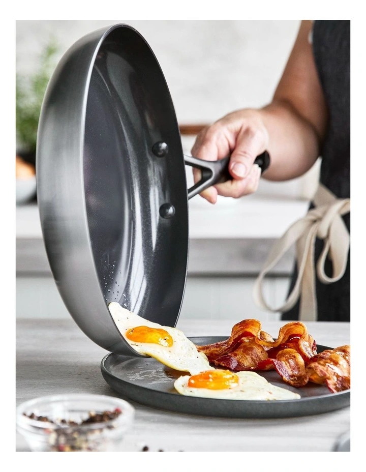 Greenpan Venice Pro Noir 2pc Frypan Set 20/26cm In Stainless Steel 4 Greenpan Venice Pro Noir 2pc Frypan Set 20/26cm In Stainless Steel - Image 2