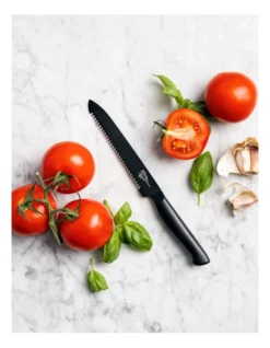 Greenpan Chop&Grill Serrated Utility Knife 23cm In Black -Greenpan Shop 921585520 3 720x928