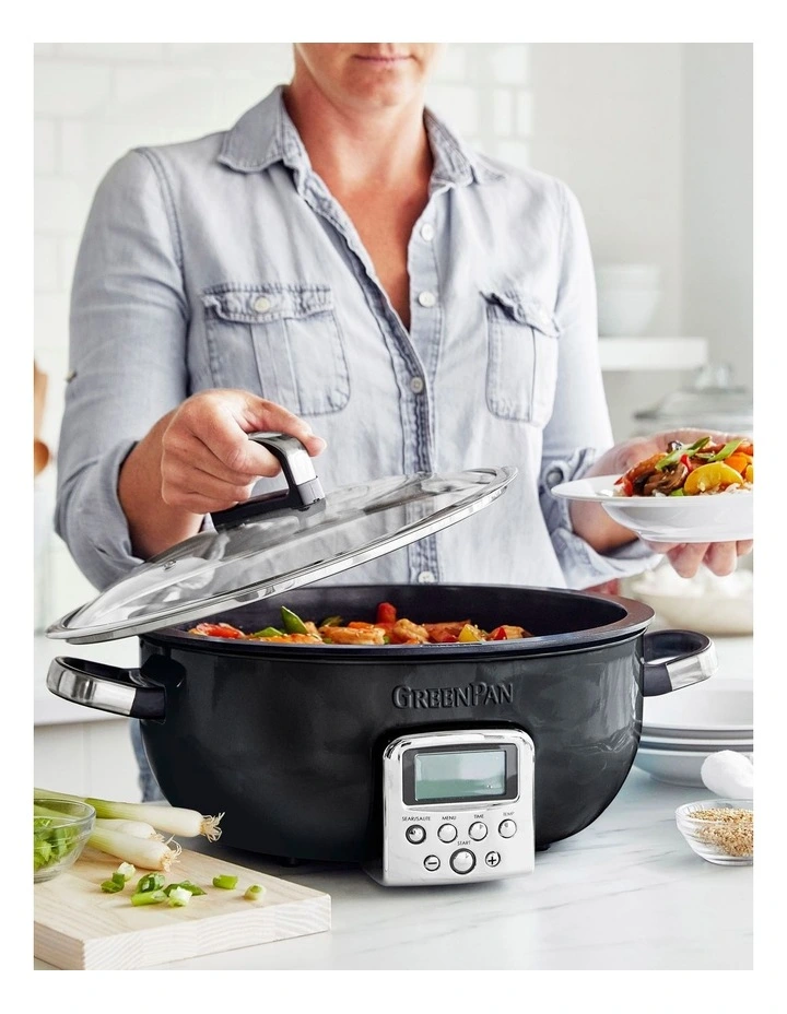 GreenPan Omni Cooker 5.6L In Black 4 GreenPan Omni Cooker 5.6L In Black - Image 2