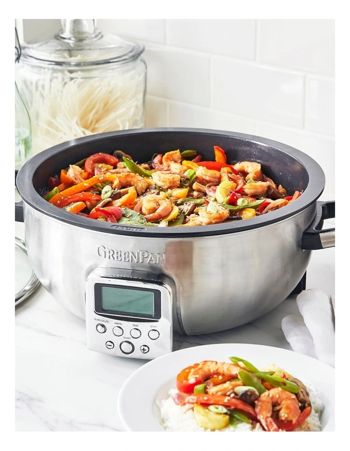 GreenPan Omni Cooker 5.6L In Stainless Steel 5 GreenPan Omni Cooker 5.6L In Stainless Steel - Image 3