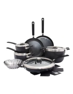Greenpan Levels 7 Piece Cookware Set In Black