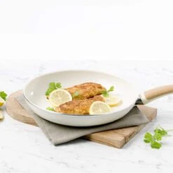 Wood-Be<br> Frying Pan, Cream White - 28cm 10 Wood-Be<br> Frying Pan, Cream White - 28cm -Greenpan Shop CC000832 001 Wood Be Frying Pan Cream White 28cm 3 bbd6dd4c 9acf 459b be2e 67897fd02ae5