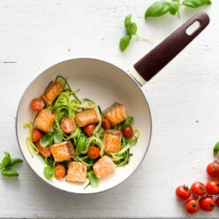 Wood-Be<br> Frying Pan, Cream White - 20cm -Greenpan Shop CC001009 001 Wood Be frying pan cream white 20cm 3 bad44c63 d2a4 4a5e a67b e3cb6b3e59e3