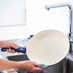 GreenLife Soft Grip<br> 16pc Cookware Set, Night Blue -Greenpan Shop CC002378 001 GreenLife Soft Grip GreenLife Soft Grip 16pc cookware set NIGHT BLUE 11 e0eb6d57 7666 4f88 a2ad 8c1e04abc8c9