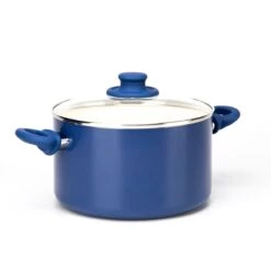 GreenLife Soft Grip<br> 16pc Cookware Set, Night Blue -Greenpan Shop CC002378 001 GreenLife Soft Grip GreenLife Soft Grip 16pc cookware set NIGHT BLUE 7 fd2ec5cf 2c5c 411f 9e9a df9a6326f7b8