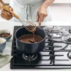 Chatham<br> SAUCEPAN WITH LID, BLACK - 20CM -Greenpan Shop CC002670 001 Chatham CHATHAM SAUCEPAN WITH LID BLACK 20CM 8 3da70260 f278 4be4 800c af3270818a64