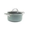Mayflower<br> Stock Pot With Lid, Smokey Sky Blue - 24cm
