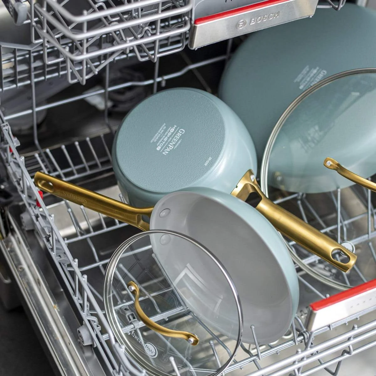 Padova<br> 10pc Cookware Sets, Smokey Sky Blue 8 Padova<br> 10pc Cookware Sets, Smokey Sky Blue - Image 6