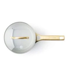 Padova<br> Saucepan With Lid, Smokey Sky Blue - 18cm -Greenpan Shop CC003717 001 Padova Saucepan with Lid Smokey Sky Blue 18cm 4