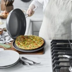 Valencia Pro<br> Frying Pan, Grey - 24cm -Greenpan Shop CC003758 001 Valencia Pro VALENCIA PRO FRYING PAN GREY 24CM 5 cb34ddd1 c63a 457f 9e2b eaca7f64fa88