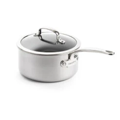 Premiere<br> Saucepan With Lid, Stainless Steel - 20cm