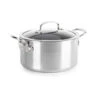 Premiere<br> Stock Pot With Lid, Stainless Steel - 24cm