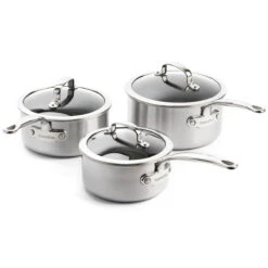 Premiere<br> 6pc Cookware Sets, Stainless Steel - 16, 18 & 20cm