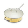 GREENLIFE ARTISAN <br> SKILLET WITH LID, YELLOW - 30CM -Greenpan Shop CC004703 001 GreenLife GREENLIFE ARTISAN SKILLET WITH LID YELLOW 30CM 1