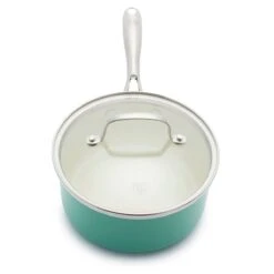 GREENLIFE ARTISAN<br>4PC COOKWARE SETS, TURQUOISE - 15 & 18CM -Greenpan Shop CC004707 001 GREENLIFE ARTISAN 4PC COOKWARE SETS TURQUOISE 15 18CM 4 fbd2e0c3 9ec1 4654 87fe bef34e74aa77