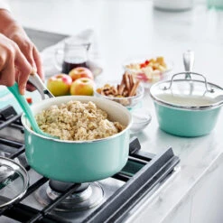 GREENLIFE ARTISAN<br>4PC COOKWARE SETS, TURQUOISE - 15 & 18CM -Greenpan Shop CC004707 001 GREENLIFE ARTISAN 4PC COOKWARE SETS TURQUOISE 15 18CM 8 dfe0c1a6 5439 4334 b282 502bcdf8e6be