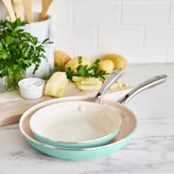GREENLIFE ARTISAN<br>12PC COOKWARE SETS, TURQUOISE -Greenpan Shop CC004710 001 GREENLIFE ARTISAN 12PC COOKWARE SETS TURQUOISE 3 e1c0317a b95b 447f ae9e a161878f041e