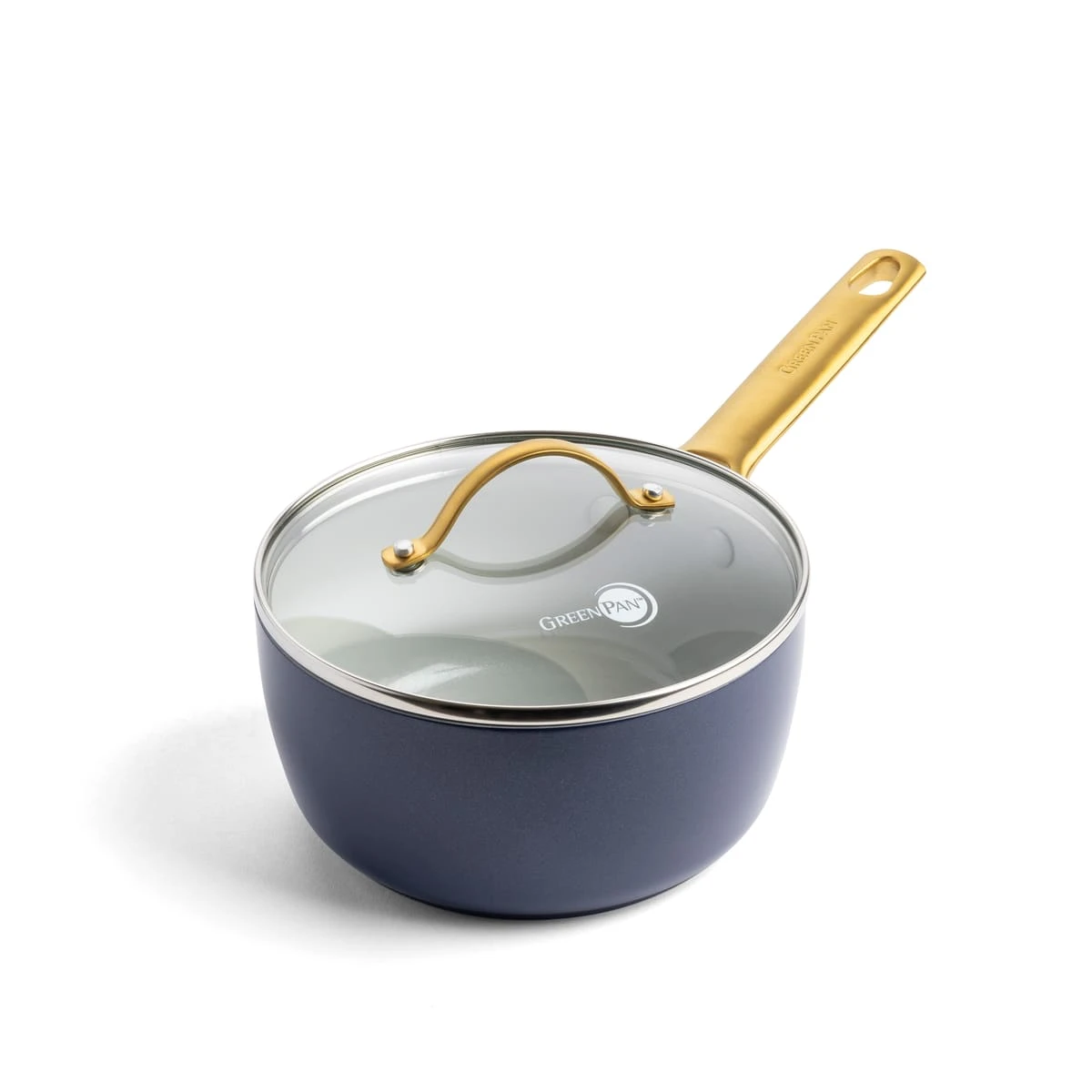 Padova<br> Saucepan With Lid, Dark Blue - 18cm 3 Padova<br> Saucepan With Lid, Dark Blue - 18cm