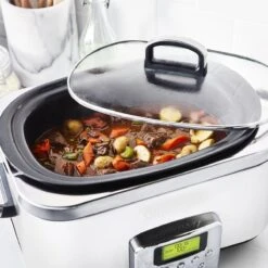 Slow Cooker<br> Cloud Cream, 6L -Greenpan Shop CC005724 001 Slow Cooker Cloud Cream 6L 3 b000a4d7 c86b 4433 93b3 d6382c9d1273