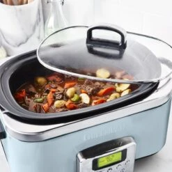 Slow Cooker<br> Blue Haze, 6L -Greenpan Shop CC005725 001 Slow Cooker Blue Haze 6L 3 9fa5392a 002e 40c8 85ec 7f6a906a838d