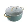 Padova<br> STOCK POT WITH LID, SMOKEY SKY BLUE - 24CM