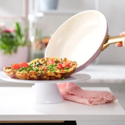 Padova<br> Frying Pan, Blush - 24cm -Greenpan Shop CC006198 001 Padova Frying Pan Blush 24cm 3 d4932c10 da9c 4f72 9d0e d4fb5e0ab546