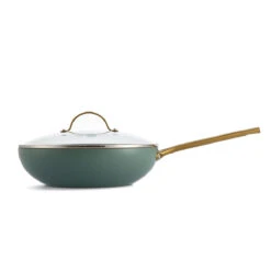 Padova<br> WOK WITH LID, SMOKEY SKY BLUE - 28CM -Greenpan Shop CC006199 001 Padova WOK WITH LID SMOKEY SKY BLUE 28CM 3 28fd9220 d9a8 4cf0 8c8c 43a370cc75b0