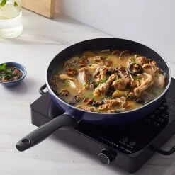 Blue Diamond<br> Deep Frying Pan - 24cm -Greenpan Shop CC006297 001 Blue Diamond Blue Diamond 24 cm Skillet 3 9fa33842 335c 4d9a a3d4 7da0e1a4b1a8