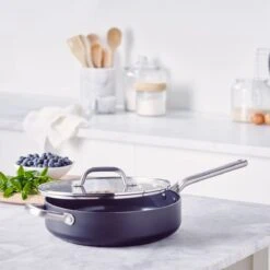 Omega<br> SKILLET WITH LID, BLACK - 28CM -Greenpan Shop CC006543 001 Omega SKILLET WITH LID BLACK 28CM 6 26d5f8f7 8b31 47f0 ae55 73a393ccdcf4