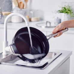 Omega<br> SKILLET WITH LID, BLACK - 28CM -Greenpan Shop CC006543 001 Omega SKILLET WITH LID BLACK 28CM 8 c603aea4 9327 4692 aa5f f5a630a9c597