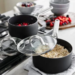 Omega<br> 2pc Cookware Sets, Black - 16 & 18cm -Greenpan Shop CC006544 001 Omega 2pc Cookware Sets Black 16 18cm 4