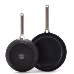 Omega<br> 2pc Cookware Sets, Black - 24 & 28cm