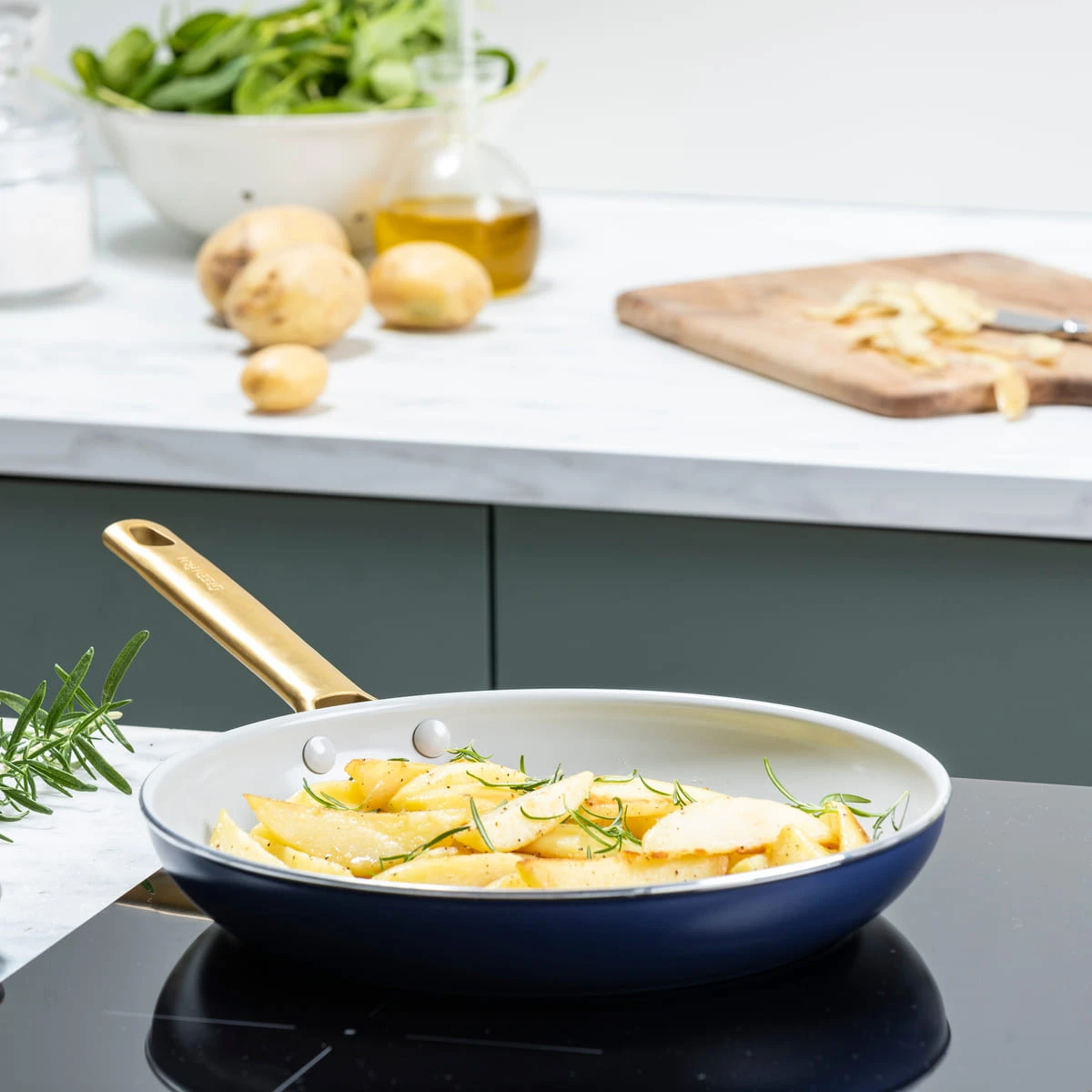 Padova<br> Frying Pan, Dark Blue - 26cm 6 Padova<br> Frying Pan, Dark Blue - 26cm - Image 4