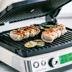 Contact Grill <br> Cream White -Greenpan Shop CC006849 001 Contact Grill Contact Grill Cloud Cream 6