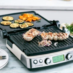 Contact Grill <br> Cream White -Greenpan Shop CC006849 001 Contact Grill Contact Grill Cloud Cream 8