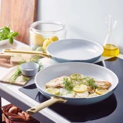 Padova<br> 2pcs Cookware Set, Smokey Sky Blue - 26 & 30 Cm -Greenpan Shop CC007355 102 Padova Padova 2pcs Cookware Set Smokey Sky Blue 26 30 cm 3 4c101db9 9ae1 45f2 a054 5ccd2462e450