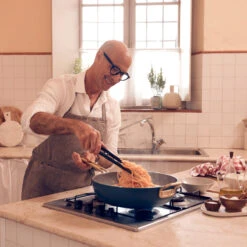 Stanley Tucci™<br> Ceramic Non-Stick 33cm Essential Stanley Pan | Venetian Teal -Greenpan Shop CC007795 102 Tucci Stanley Tucci Ceramic Non Stick 33cm Essential Stanley Pan Venetian Teal 9 e5054ebb b1b4 4925 bd9d c79e9e29ba14
