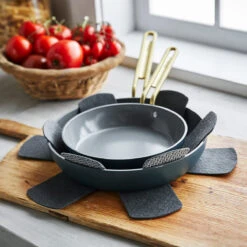 Stanley Tucci™<br> Ceramic Non-stick 20cm And 26cm Frypan Set | Venetian Teal -Greenpan Shop CC007799 102 Tucci Stanley Tucci Ceramic Non Stick 20cm and 26cm Frypan Set Venetian Teal 7 f41bb250 3f61 4fdb a74d 9e9fc8ceab4f