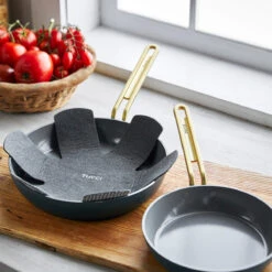 Stanley Tucci™<br> Ceramic Non-stick 20cm And 26cm Frypan Set | Venetian Teal -Greenpan Shop CC007799 102 Tucci Stanley Tucci Ceramic Non Stick 20cm and 26cm Frypan Set Venetian Teal 8 8c09549f 133e 4055 a146 a46e612ab757