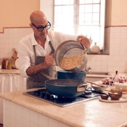 Stanley Tucci™<br> Ceramic Non-stick 11-Piece Cookware Set | Venetian Teal -Greenpan Shop CC007800 102 Tucci Stanley Tucci Ceramic Non Stick 11 Piece Cookware Set Venetian Teal 15 cc75a31b 1b66 4944 8f0d 4e0976dee330