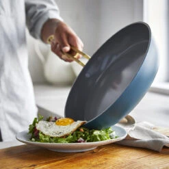 Stanley Tucci™<br> Ceramic Non-stick 11-Piece Cookware Set | Venetian Teal -Greenpan Shop CC007800 102 Tucci Stanley Tucci Ceramic Non Stick 11 Piece Cookware Set Venetian Teal 2 2e0531fe d321 4ffe 8a65 5465a082af65