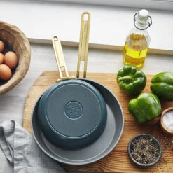 Stanley Tucci™<br> Ceramic Non-stick 11-Piece Cookware Set | Venetian Teal -Greenpan Shop CC007800 102 Tucci Stanley Tucci Ceramic Non Stick 11 Piece Cookware Set Venetian Teal 8 645086dc 3333 437a aa0b 8ea49493a426