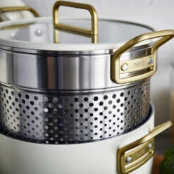 Stanley Tucci™<br> Ceramic Non-stick 11-Piece Cookware Set | Carrara White -Greenpan Shop CC007808 102 Tucci Stanley Tucci Ceramic Non Stick 11 Piece Cookware Set Carrara White 12 47a8d5ff c8d5 4207 98e4 0803927e555a